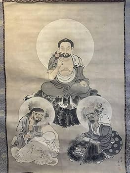 掛軸■人物絵「古城」再会 絹本 掛け軸 日本画 肉筆 古美術 時代物 骨董品■⑥ 掛軸□人物絵「古城」再会 絹本 掛け軸 日本画 肉筆 古美術